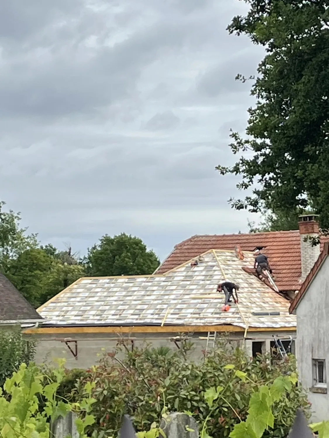 Rénovation d’une couverture en ardoise